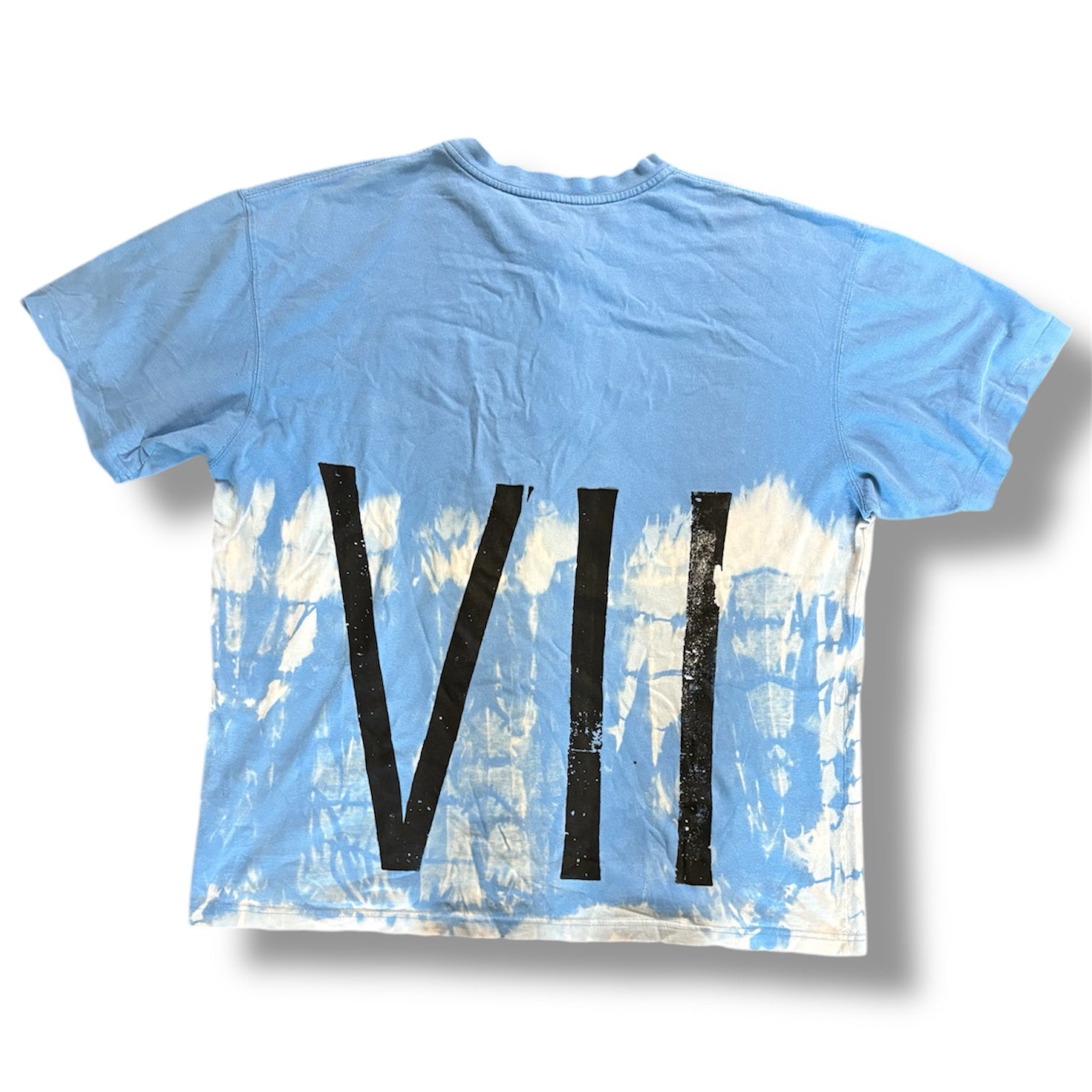 1/1 NEW DJ SCREW VINTAGE BLEACHED CARHARTT BABY BLUE T-SHIRT (XL)