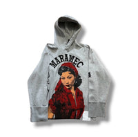 1/1 (S-M) YU SO CHOW LIGHT GREY ADIDAS HOODIE