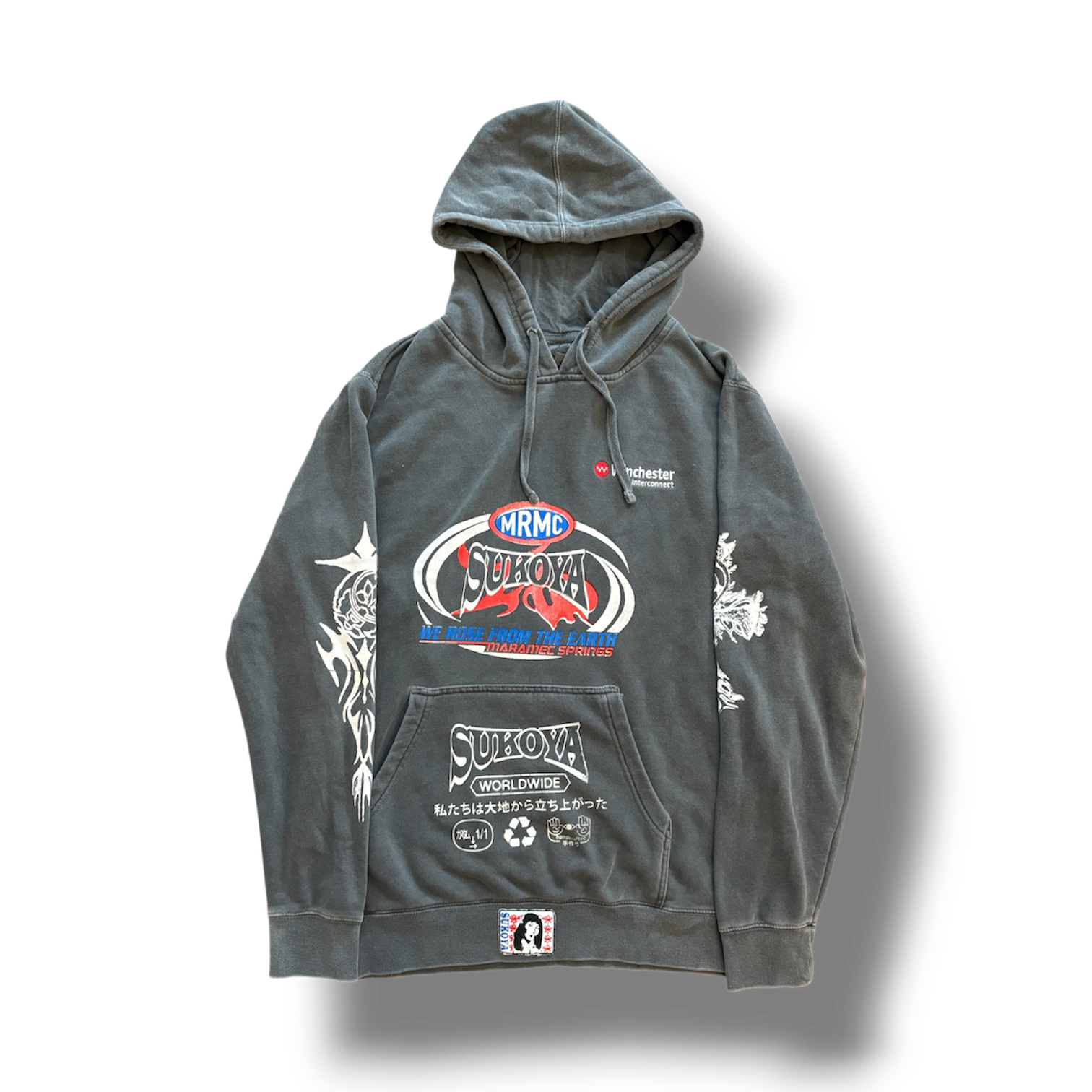 1/1 (M) WINCHESTER GREY HOODIE