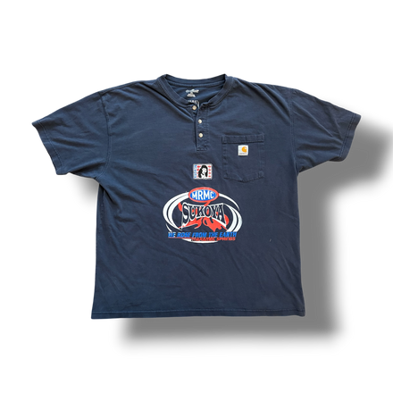 1/1 (XL) VINTAGE BLUE CARHARTT TEE