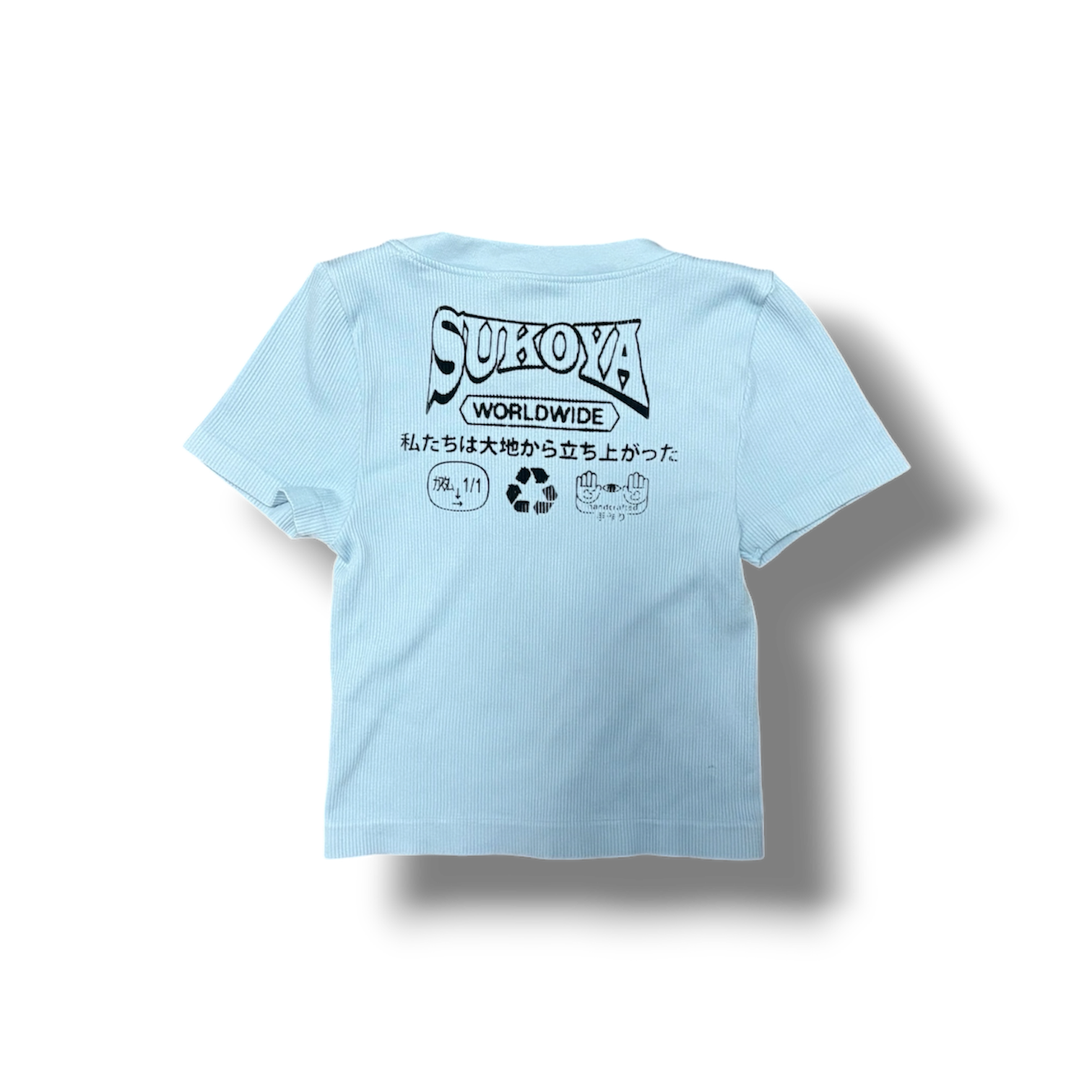 1/1 (M 7-9) BABY BLUE BABY TEE