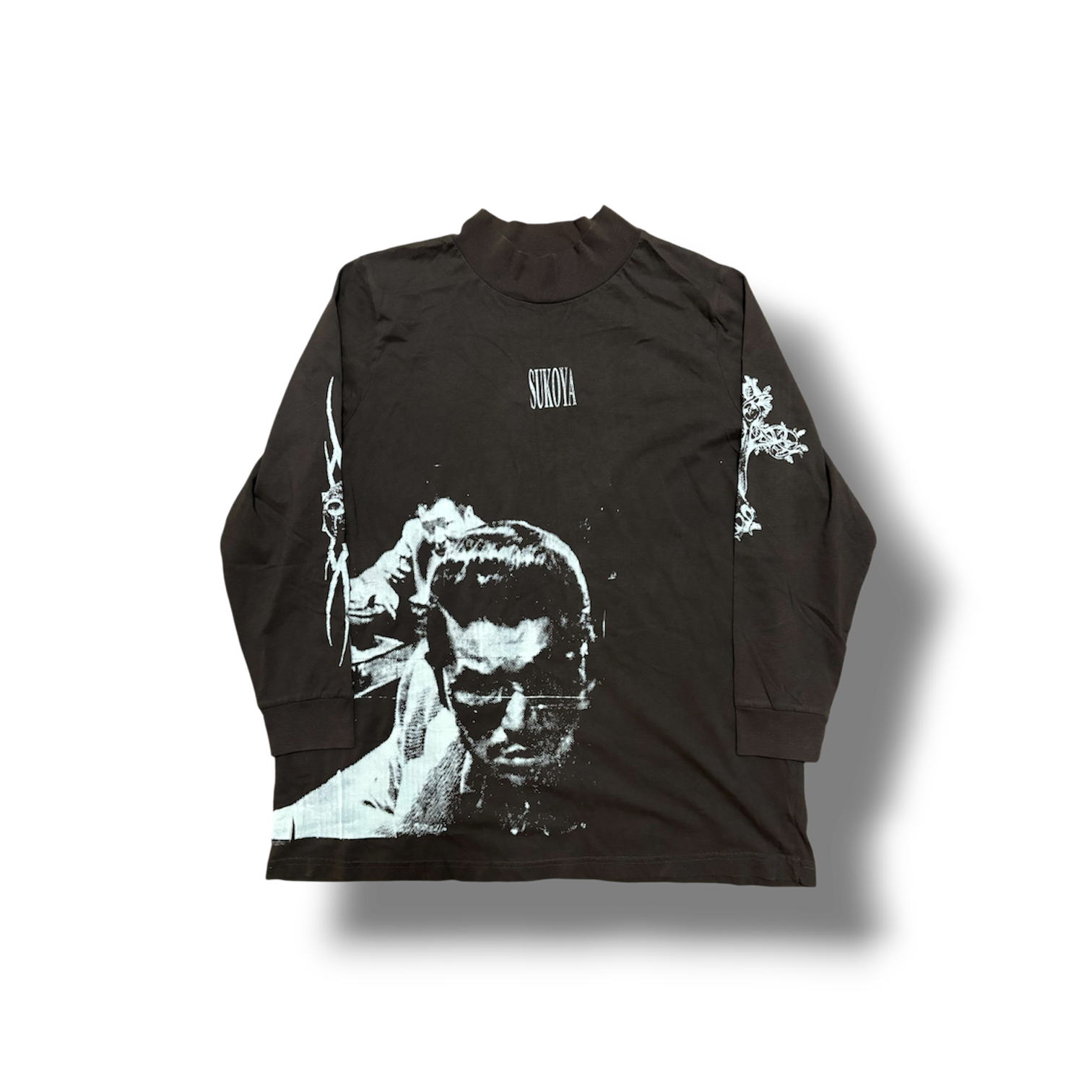 1/1 (XL) MOCHA BROWN MOCK NECK LONGSLEEVE