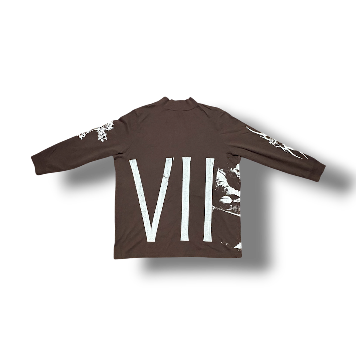 1/1 (XL) MOCHA BROWN MOCK NECK LONGSLEEVE