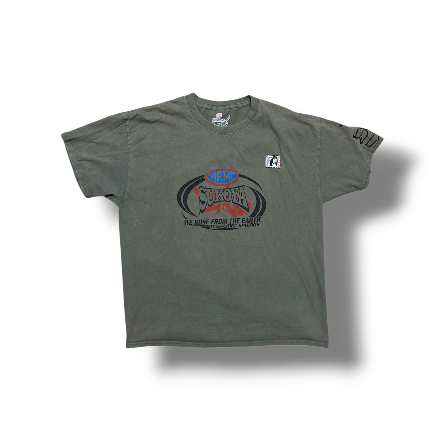 1/1 (XL) OLIVE GREEN BEEFY-T