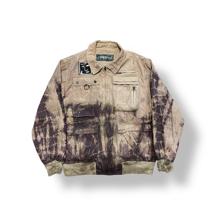 1/1 BROWN DYED WORKWEAR JACKET (XL)