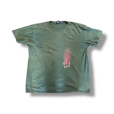 1/1 RALPH LAUREN SUN FADED GREEN T-SHIRT (XL)