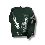 1/1 FUGE CAMPS FOREST GREEN SY CHAMPION CREWNECK (L)