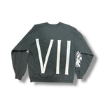 1/1 GREY JERZEE PREMIUM FIT VINTAGE MK CREWNECK (L)
