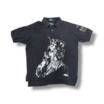 1/1 BLACK POLO RALPH LAUREN SHIRT (XL)