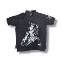 1/1 BLACK POLO RALPH LAUREN SHIRT (XL)