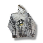 1/1 BLACK DYED GREY SY HOODIE (XL)