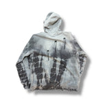 1/1 BLACK DYED GREY SY HOODIE (XL)