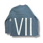 1/1 ST JOHNS BAY CYAN LONG SLEEVE V NECK T SHIRT (M)