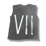 1/1 FADED GREY SLEEVELESS T SHIRT (XL)