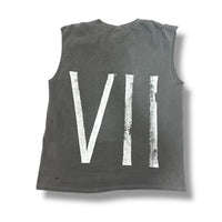 1/1 FADED GREY SLEEVELESS T SHIRT (XL)