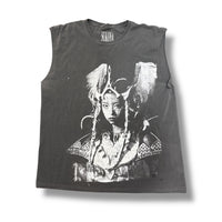 1/1 FADED GREY SLEEVELESS T SHIRT (XL)