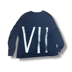 1/1 JERZEE NAVY BLUE LONG SLEEVE T SHIRT (XL)