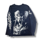1/1 JERZEE NAVY BLUE LONG SLEEVE T SHIRT (XL)
