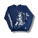 1/1 VINTAGE TIME OUT NAVY BLUE CREWNECK (XL)