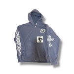 1/1 VINTAGE FADED OLD NAVY ZIP UP (XL)