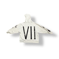 1/1 YUSAKU LIGHT GREY/WHITE HOODIE (WOMENS L)