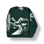 1/1 UKN (JS + JDS) FOREST GREEN CREWNECK (L)
