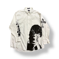 1/1 YUSAKU WHITE BUTTON UP SHIRT (17 1/2 XL)