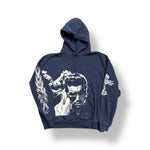 1/1 UKN (JS + JDS) NAVY BLUE GAP HOODIE (XL)