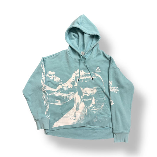 1/1 UKN (JS + JDS) AQUAMARINE REEBOK HOODIE (XL)