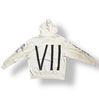 1/1 YUSAKU WHITE CHAMPION HOODIE (L)