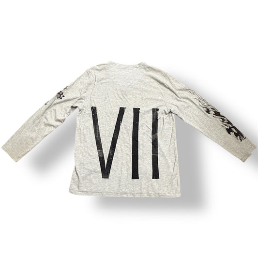 1/1 YUSAKU LIGHT GREY LIGHTWEIGHT WAFFLE CUT LONGSLEEVE (XXL)