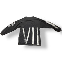 1/1 DISTRESSED SAYOKO YAMAGUCHI FADED BLACK/GREY CREWNECK (M-L)