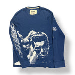 1/1 UKN (JS + JDS) BLUE WAFFLE CUT LONGSLEEVE (L)