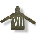 1/1 UKN (JS + JDS) OLIVE GREEN ZIPUP HOODIE (L)