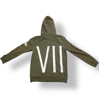 1/1 UKN (JS + JDS) OLIVE GREEN ZIPUP HOODIE (L)
