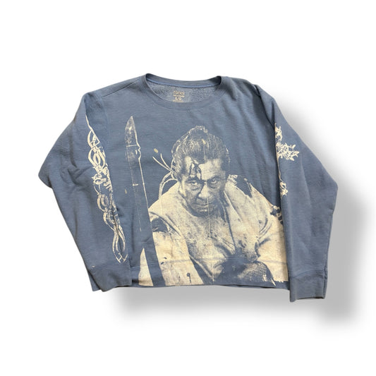 1/1 {{EXCLUSIVE}} TOSHIRO PASTEL BLUE LIGHTWEIGHT CREWNECK (L) (WOMANS CUT)