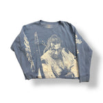 1/1 {{EXCLUSIVE}} TOSHIRO PASTEL BLUE LIGHTWEIGHT CREWNECK (L) (WOMANS CUT)