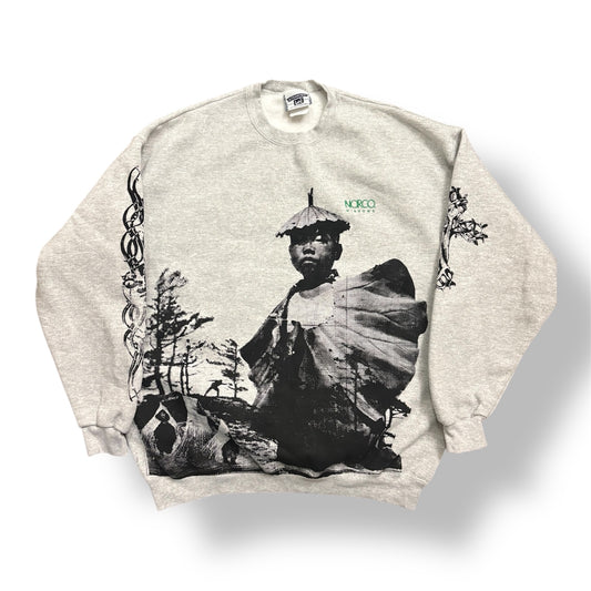 1/1 {{EXCLUSIVE}} 1950S UKN KD LIGHT GREY CREWNECK (XL)