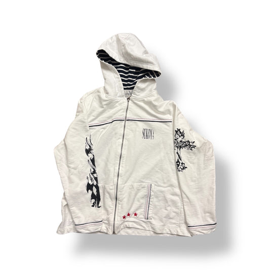 1/1 YUSAKU TRIPLE STAR ZIP UP HOODIE (1XL)(WOMANS CUT)