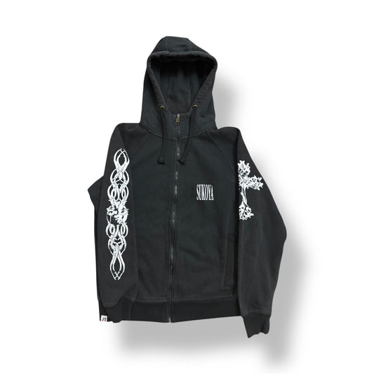 1/1 REEBOK SAYOKO YAMAGUCHI BLACK ZIP UP HOODIE (M)