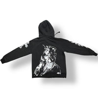 1/1 REEBOK SAYOKO YAMAGUCHI BLACK ZIP UP HOODIE (M)