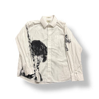 1/1 YUSAKU WHITE HAGGER BUTTON UP SHIRT (17- 17 1/2 L-XL)