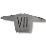 1/1 OVERSIZE ABERCROMBIE & FITCH OG GREY/BROWN CREWNECK (M TALL)