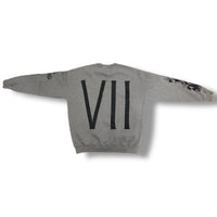 1/1 OVERSIZE ABERCROMBIE & FITCH OG GREY/BROWN CREWNECK (M TALL)