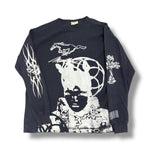 1/1 {[ EXCLUSIVE FROM FIRST DROP]} NAVY STEVE & BARRY OG MUSTANG LONGSLEEVE (XL)